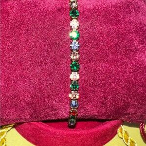 Elegant Multicolor Gemstone Bracelet